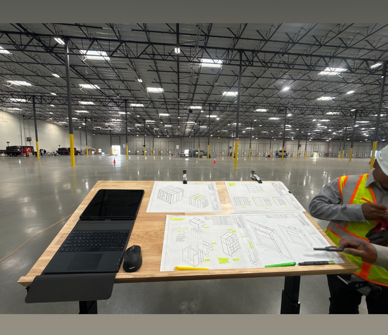 High-end wood framing