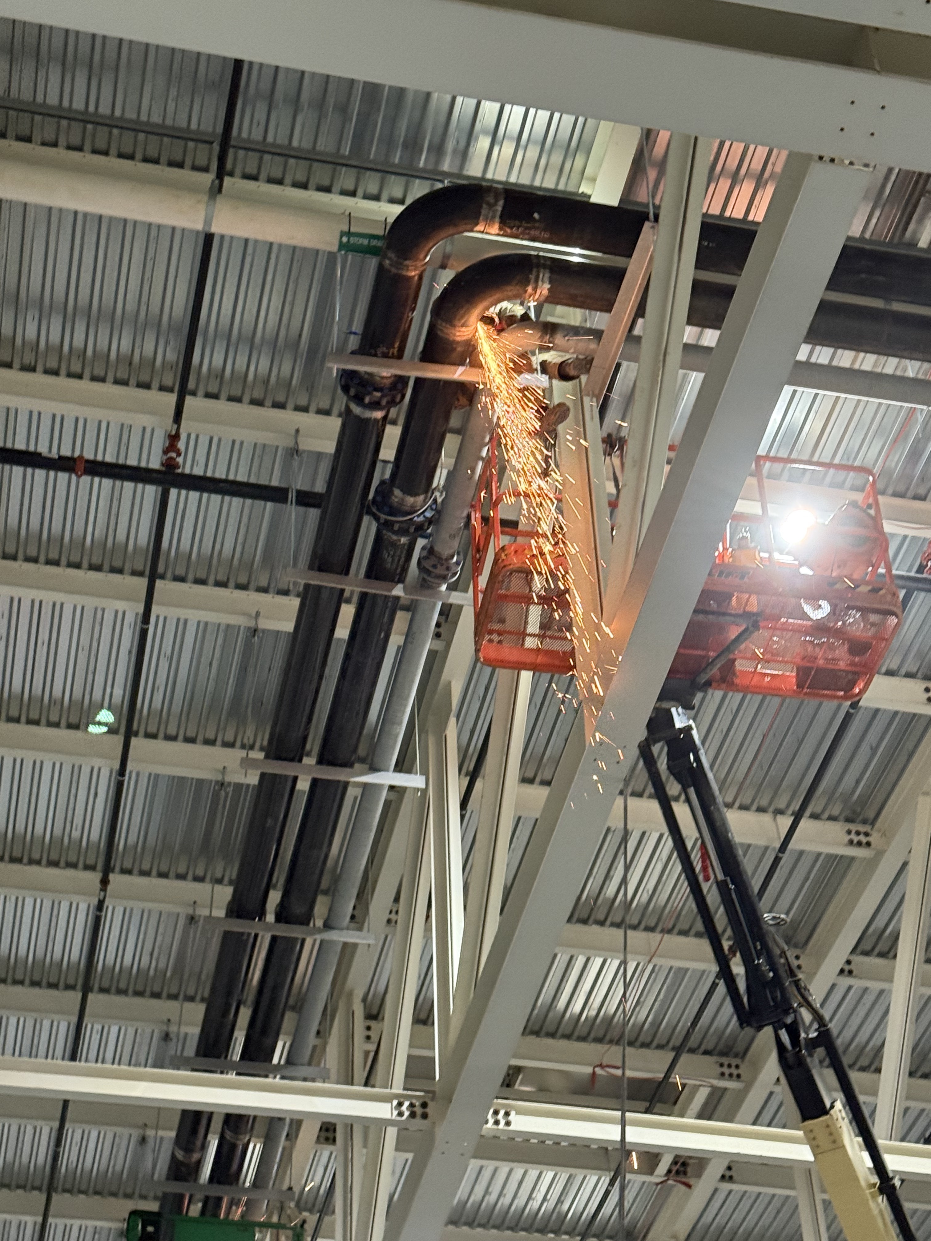 Industrial welding process