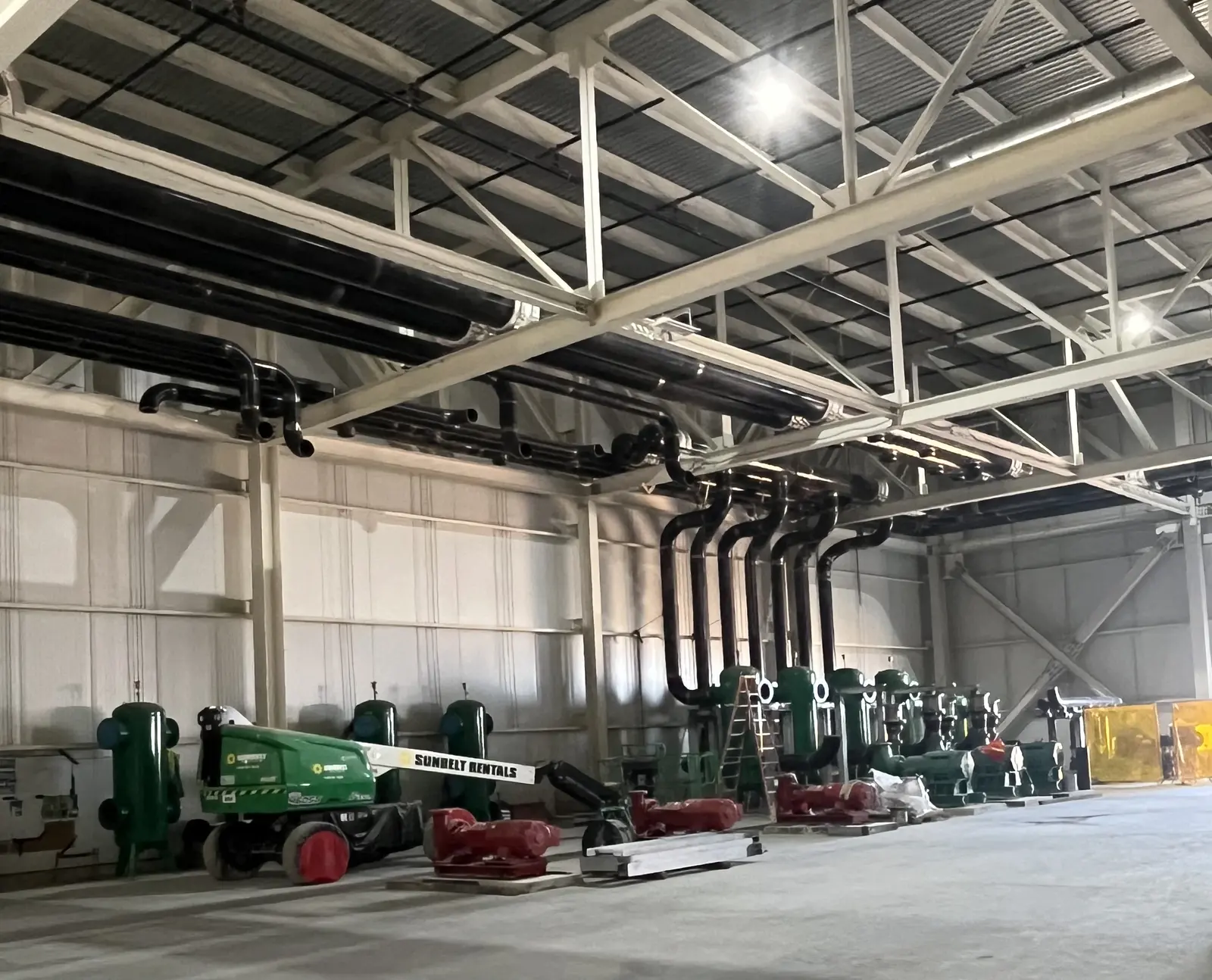 INSTALLATION OF CHILL WATER PUMPS
