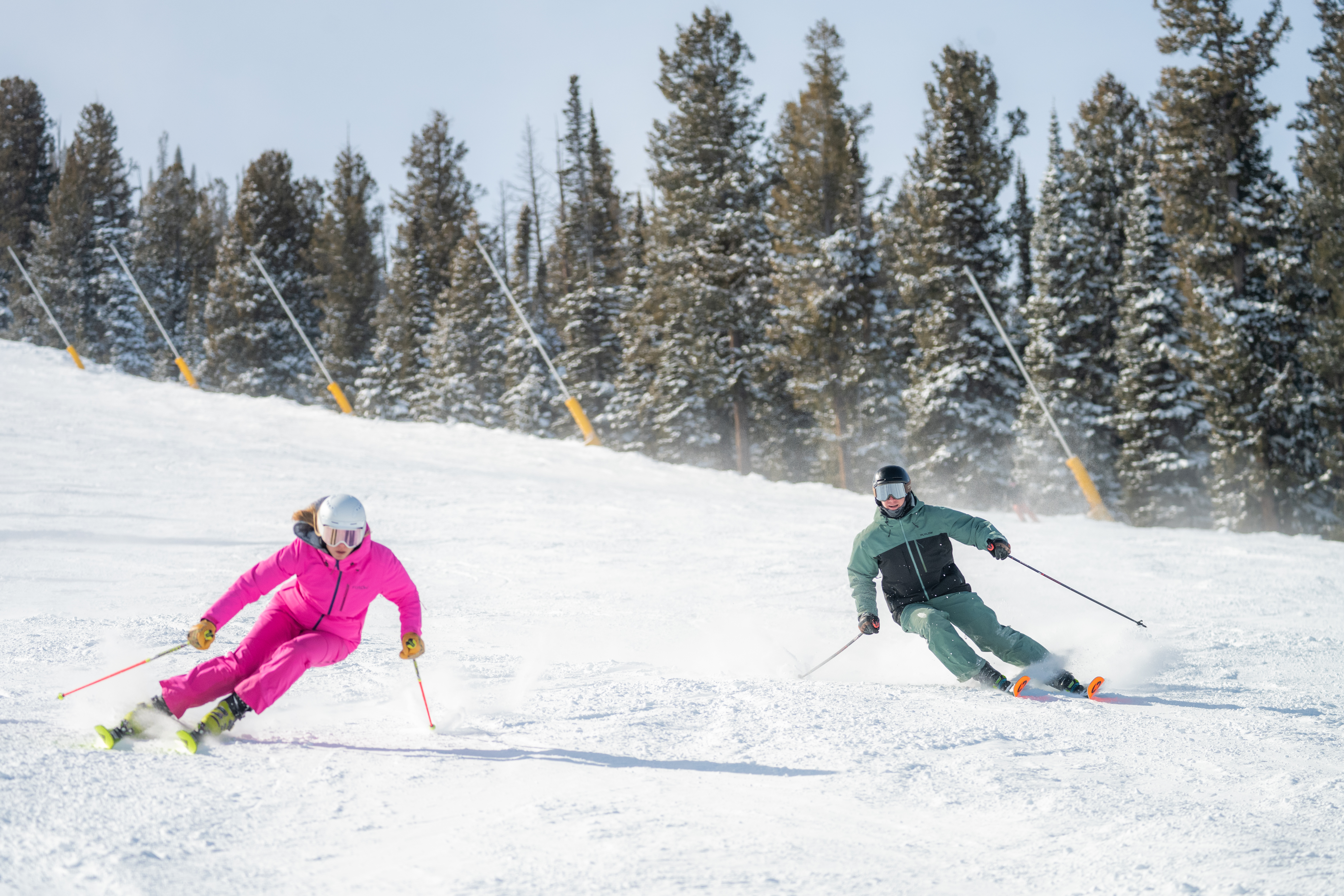 Keith McNabb skiing on Bald Mountain
