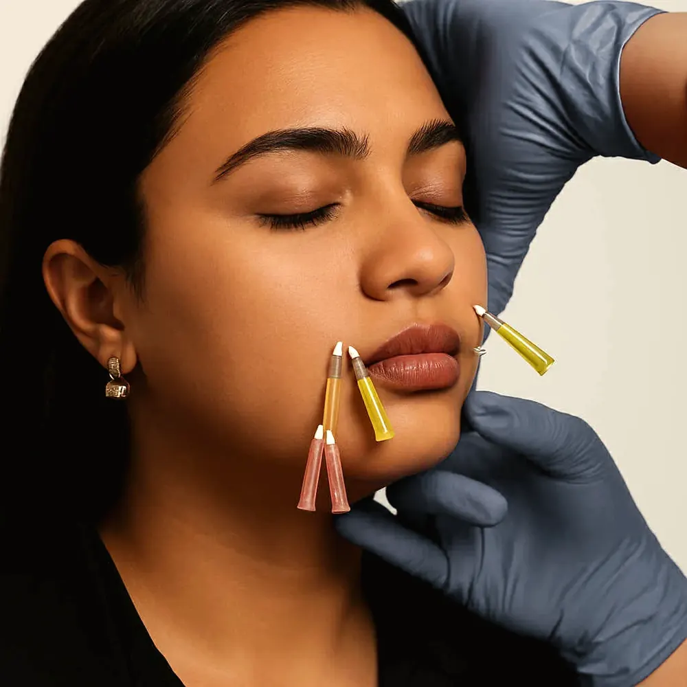 PDO thread lift for facial contouring and tightening