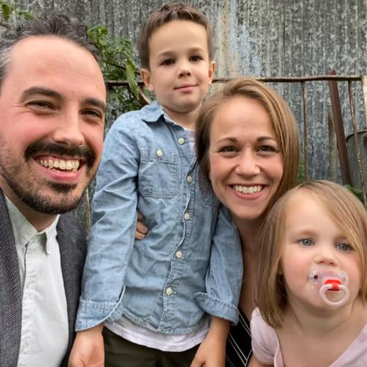TJ Walstead and family