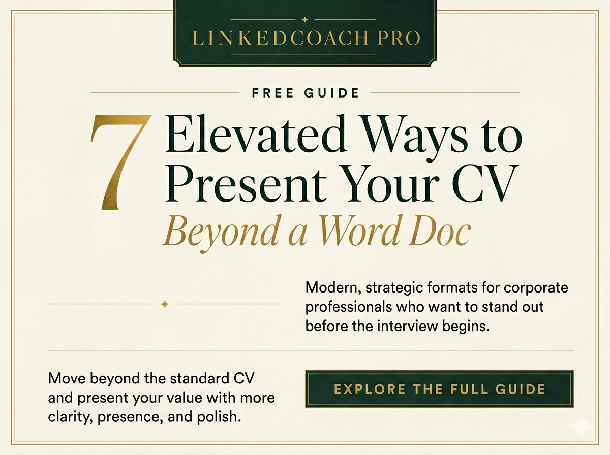 7 Ways to Present Your CV on LinkedIn