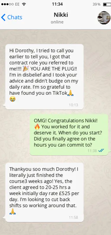 Nikki testimonial