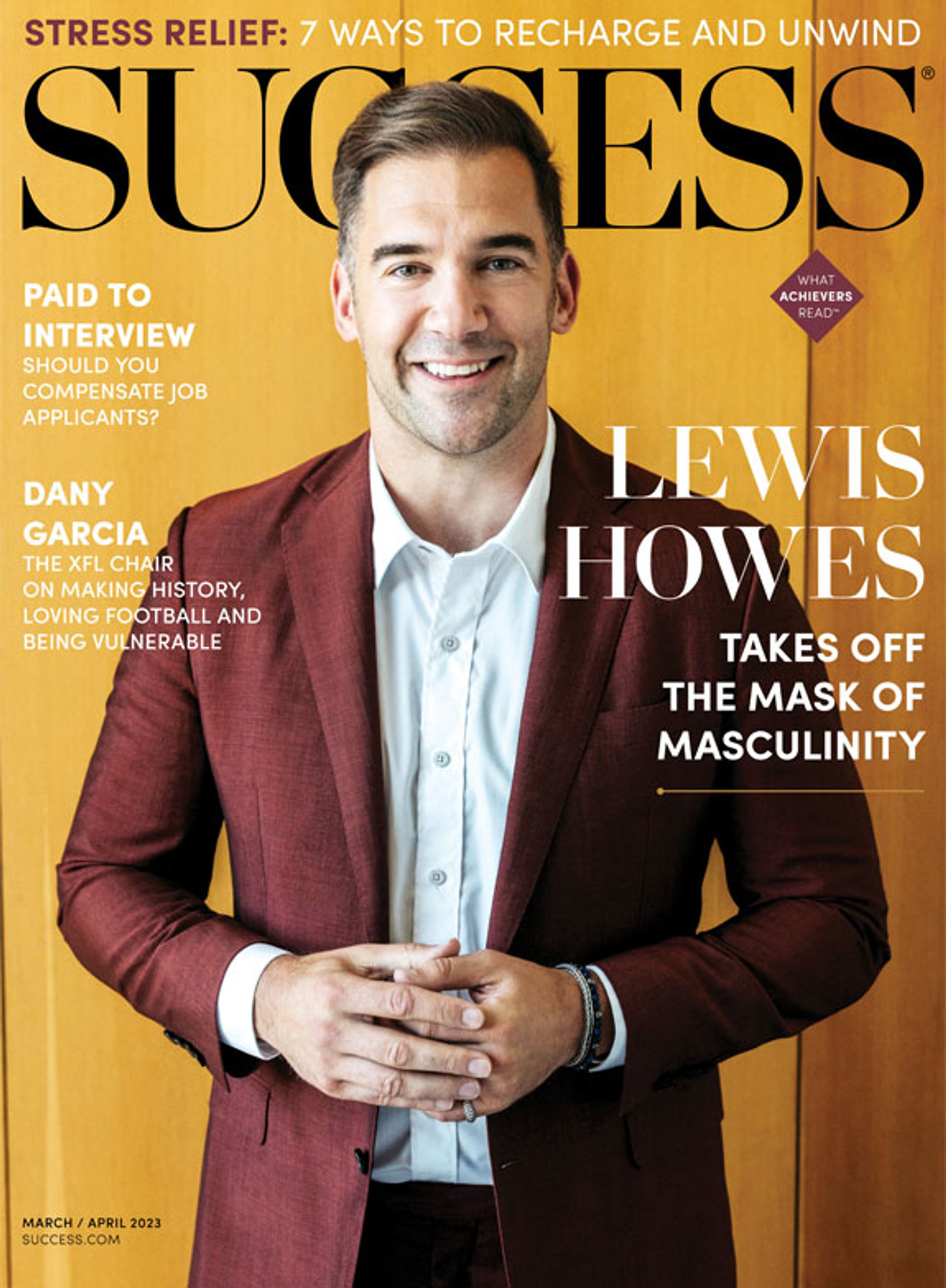 Lewis Howes Success Magazine cover photographed by Nick Onken