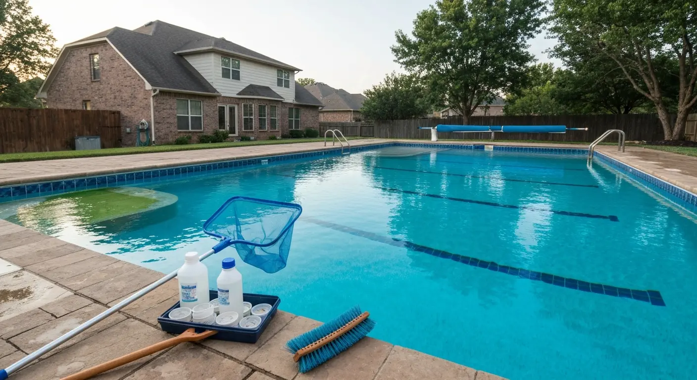 Green pool restoration service