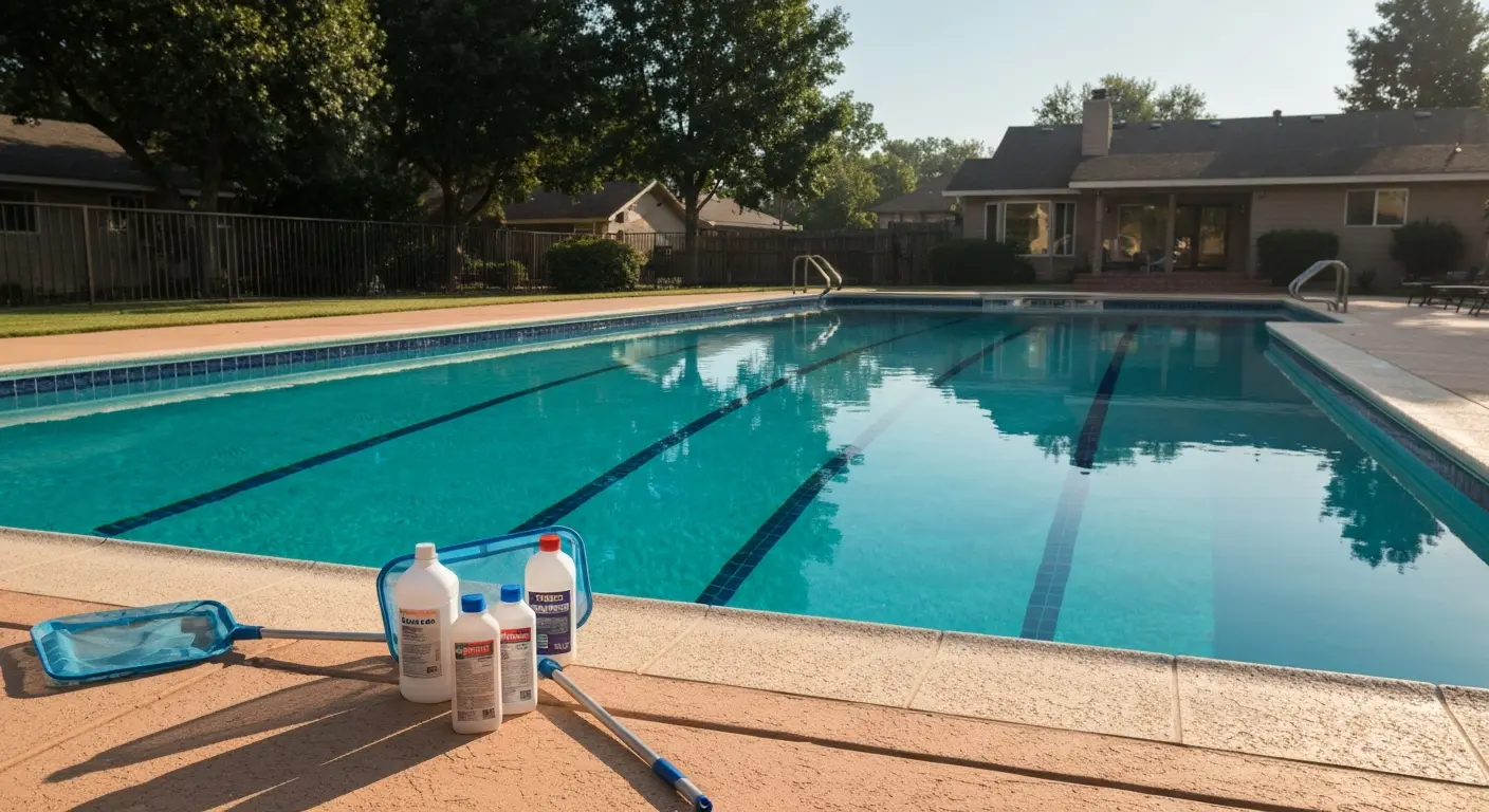 Green pool recovery