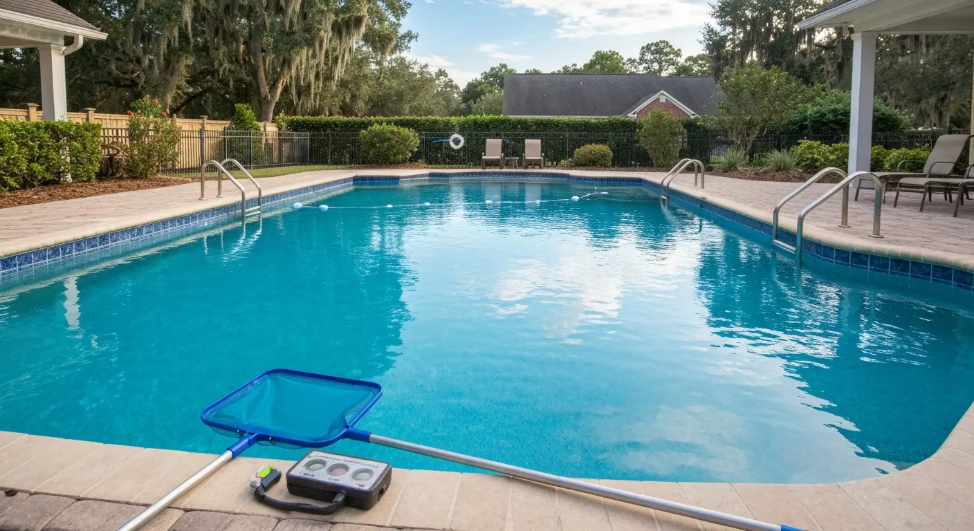 Weekly pool service