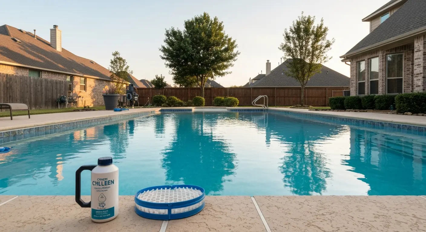 Bi-weekly pool cleaning service