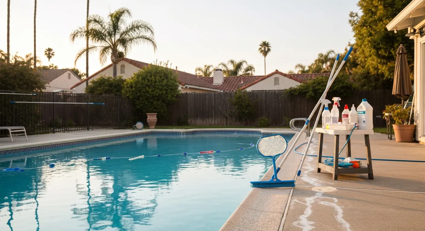 Weekly pool maintenance Pasadena