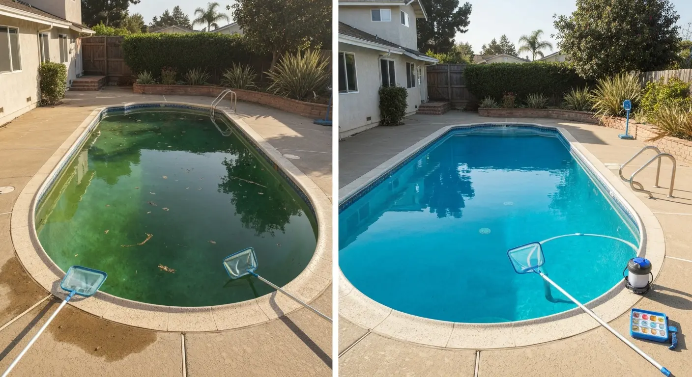 One-time pool cleaning service