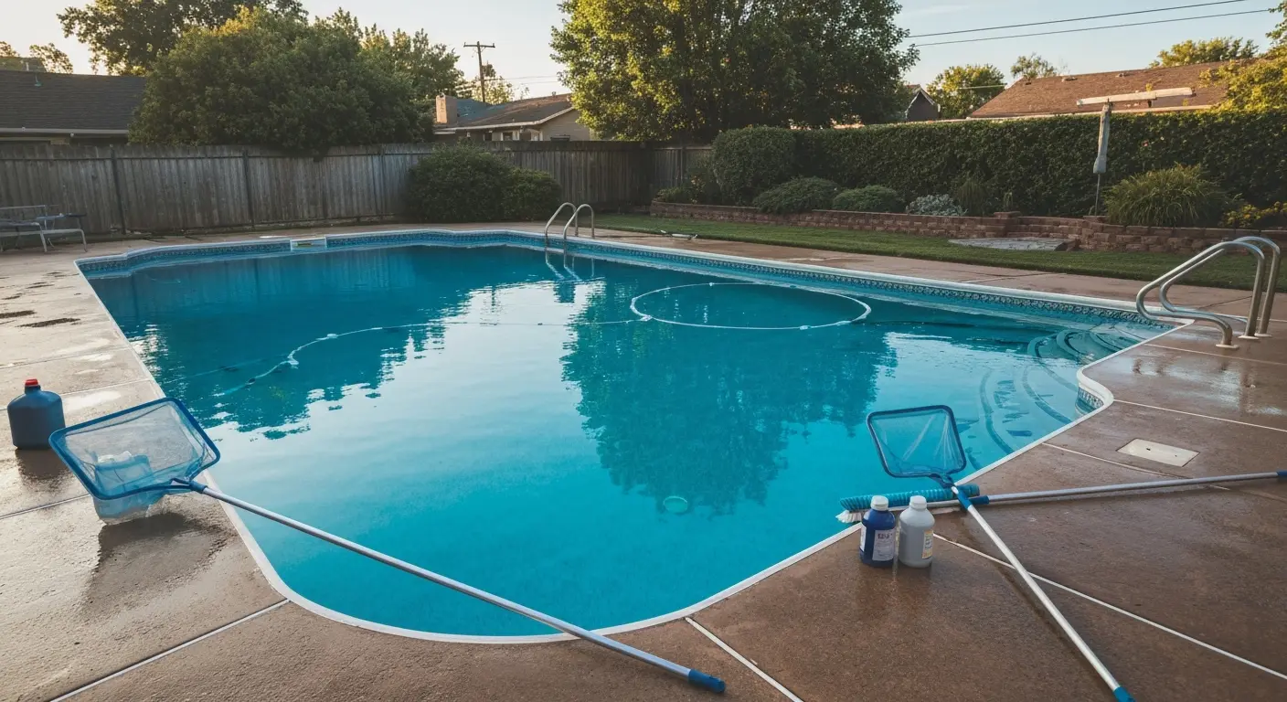 One-time pool cleaning service