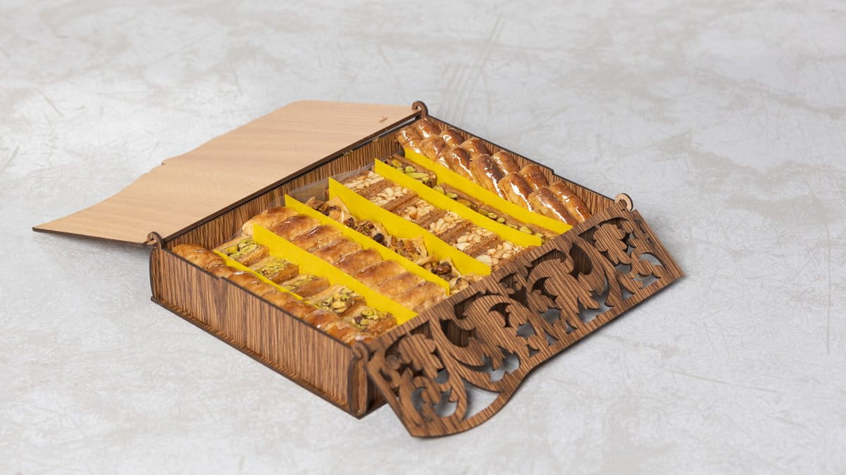 Special Wood Box of Mixed Baklava
