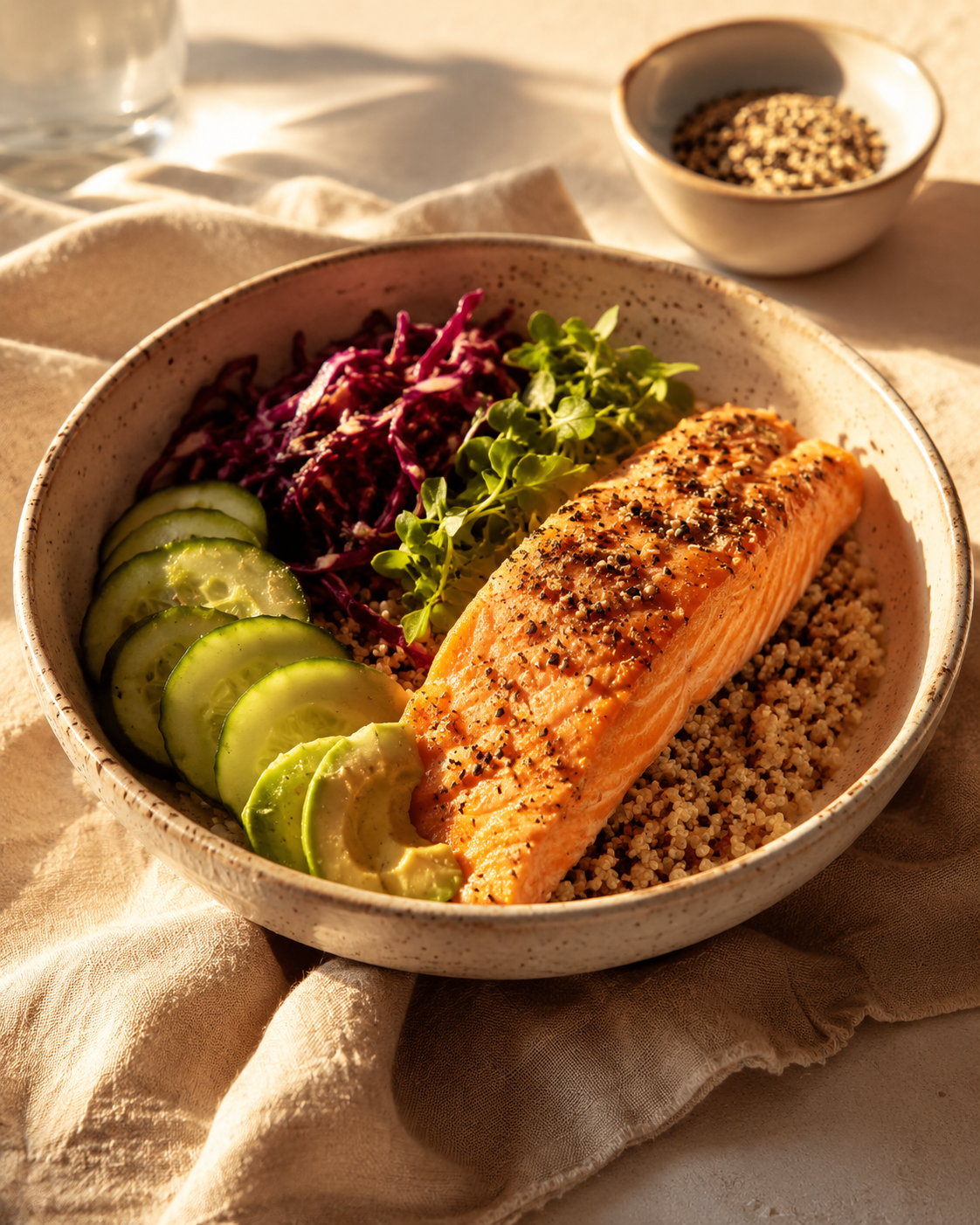 Salmon bowl