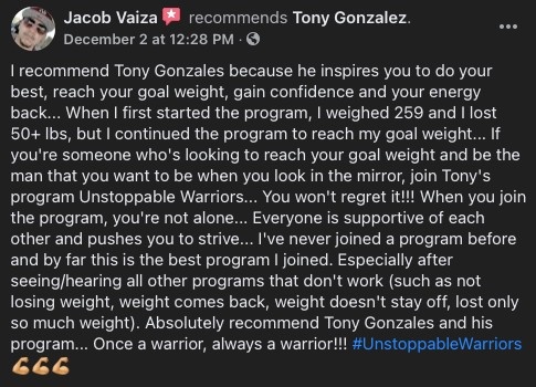 the unstoppable warrior coaching program reviews