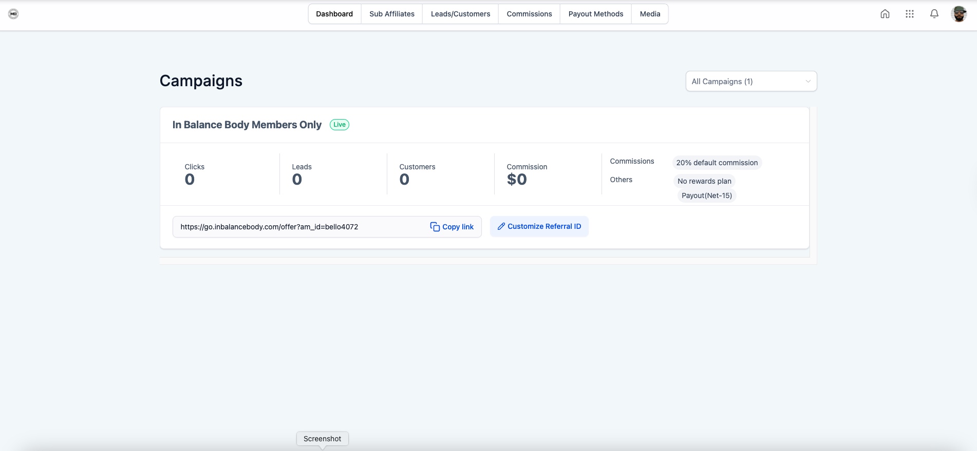 Health coach attribution dashboard