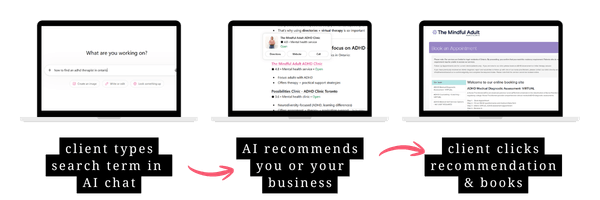 How AI search and Google work together to bring therapy clients to your private practice