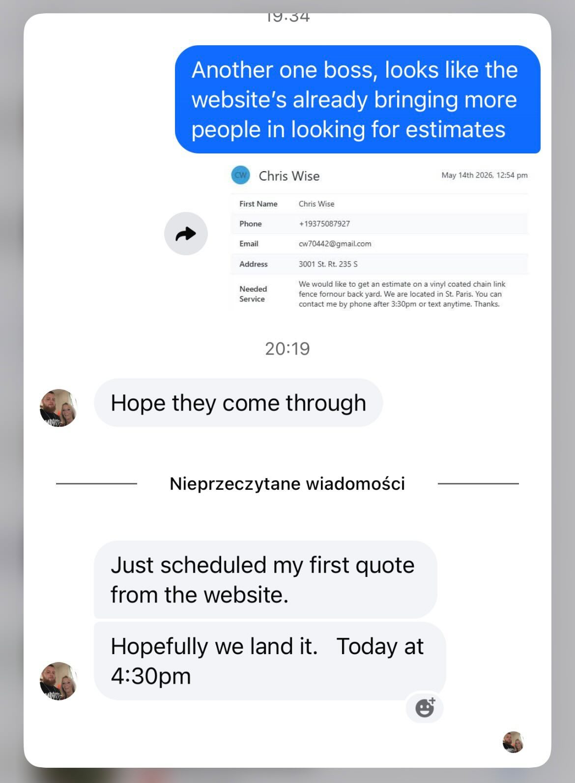Client Result