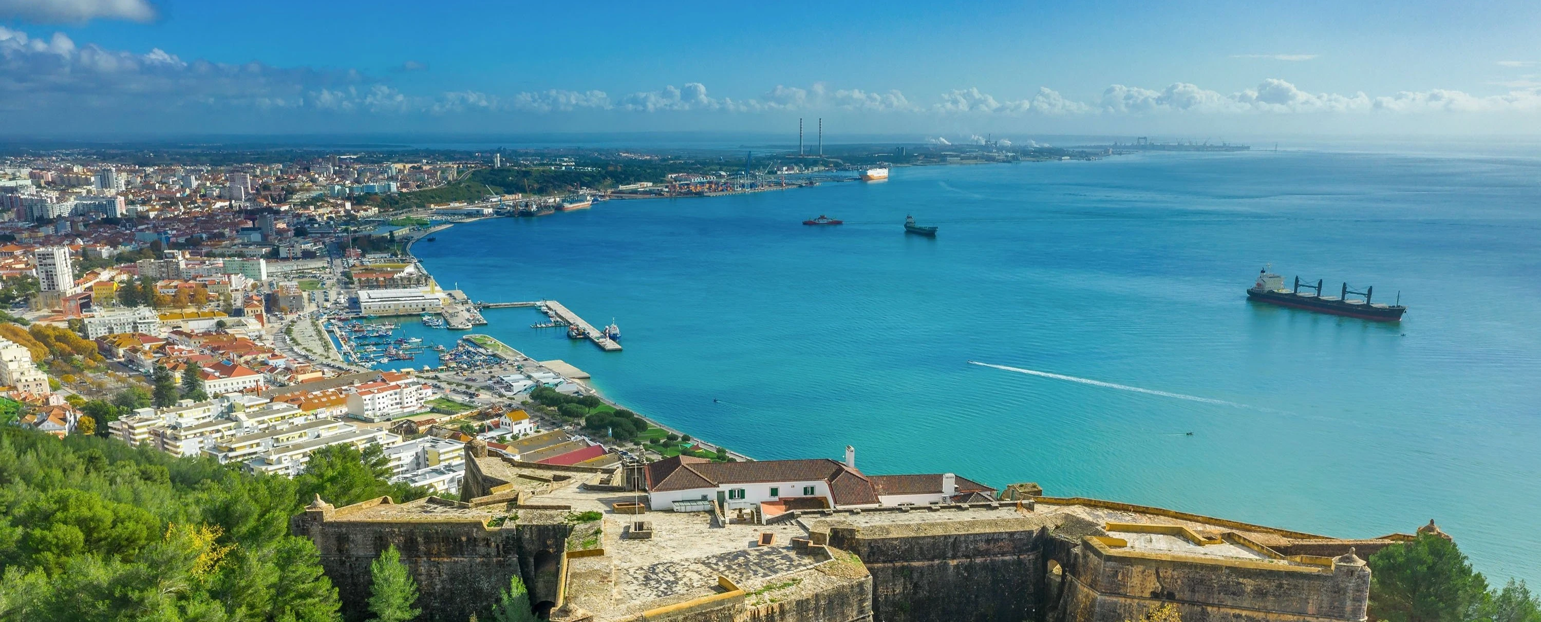 Vista de Setúbal