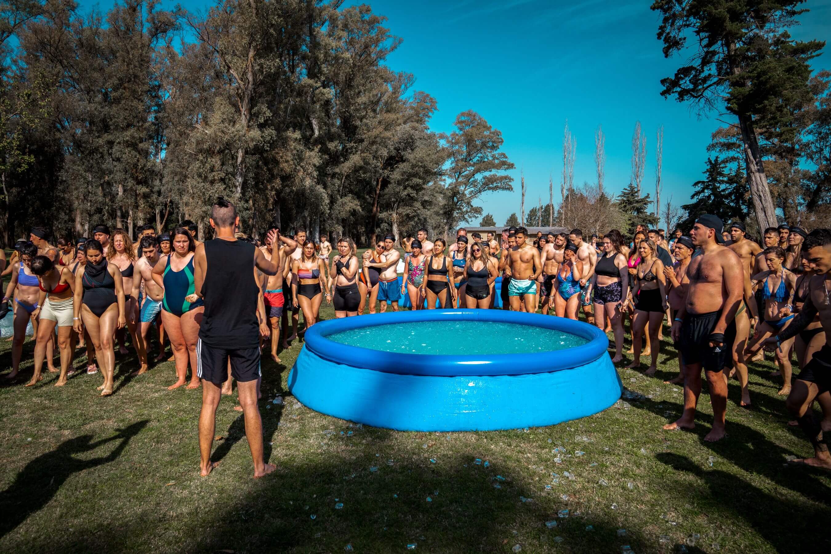 Inmersión en hielo grupal al aire libre en Expansión Infinita, Buenos Aires