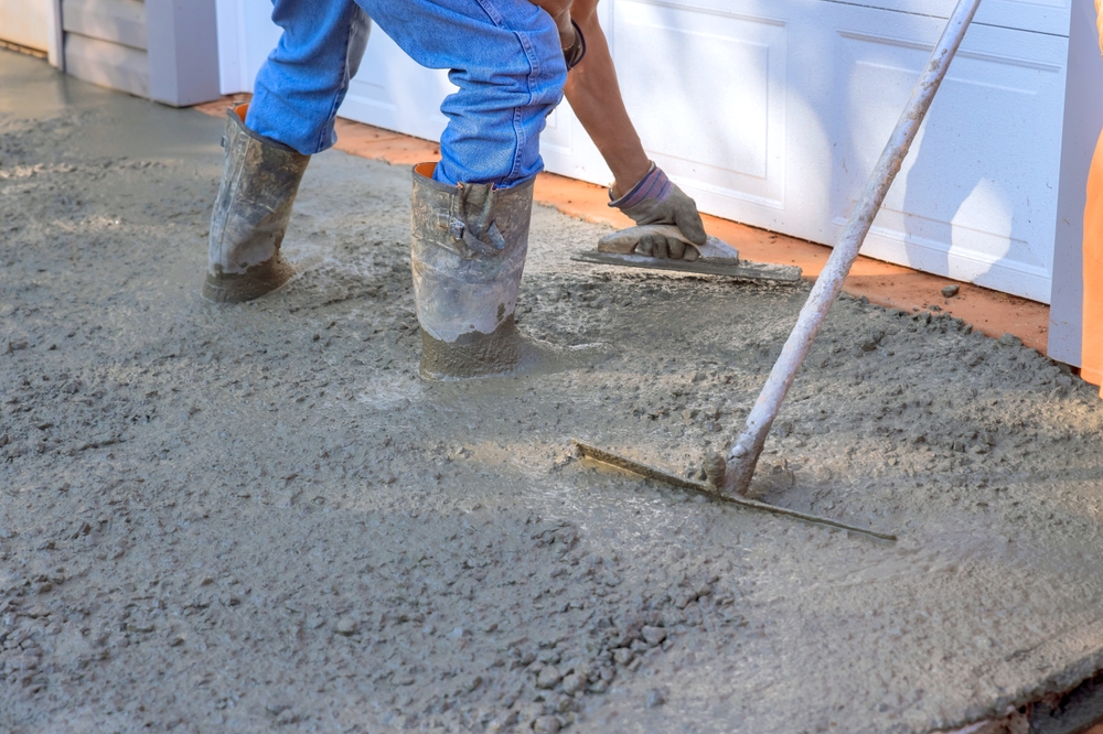 concrete driveway