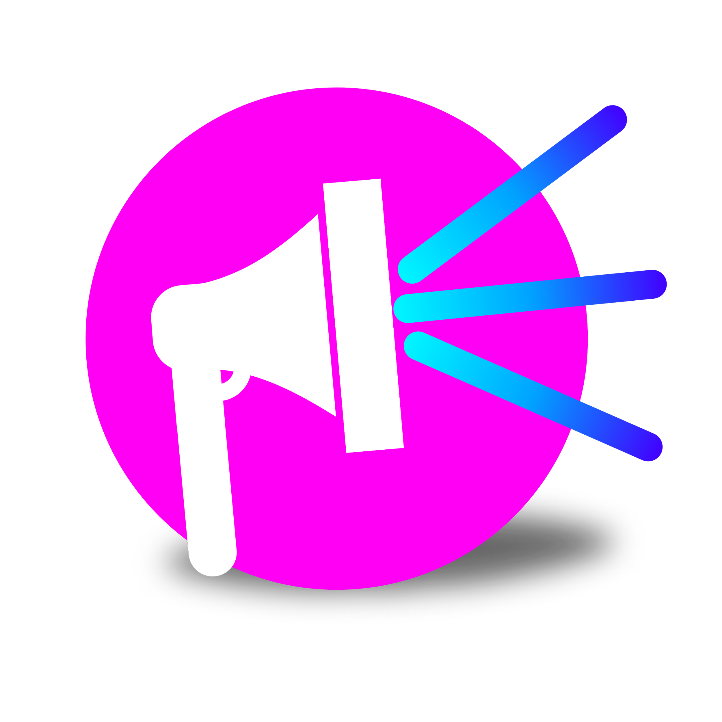 Hype Boss megaphone graphic