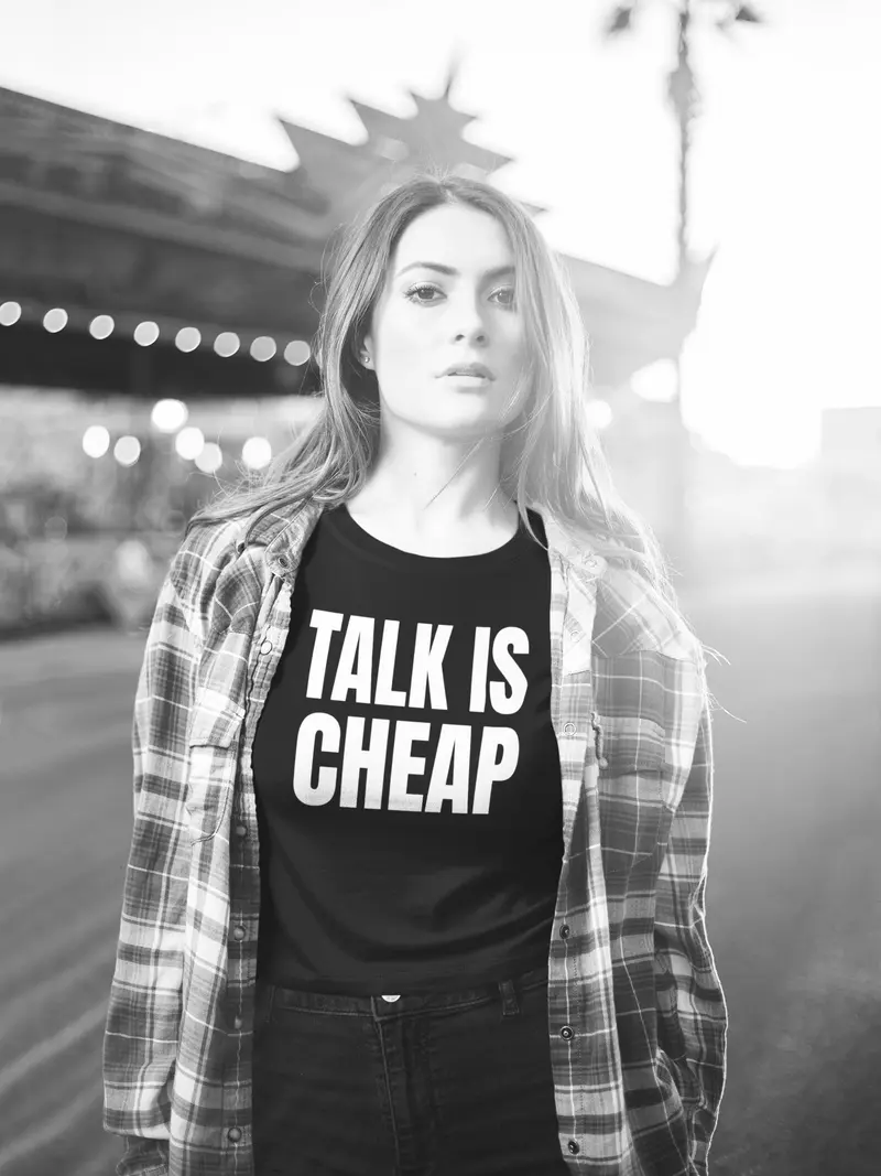 Talk Is Cheap t-shirt