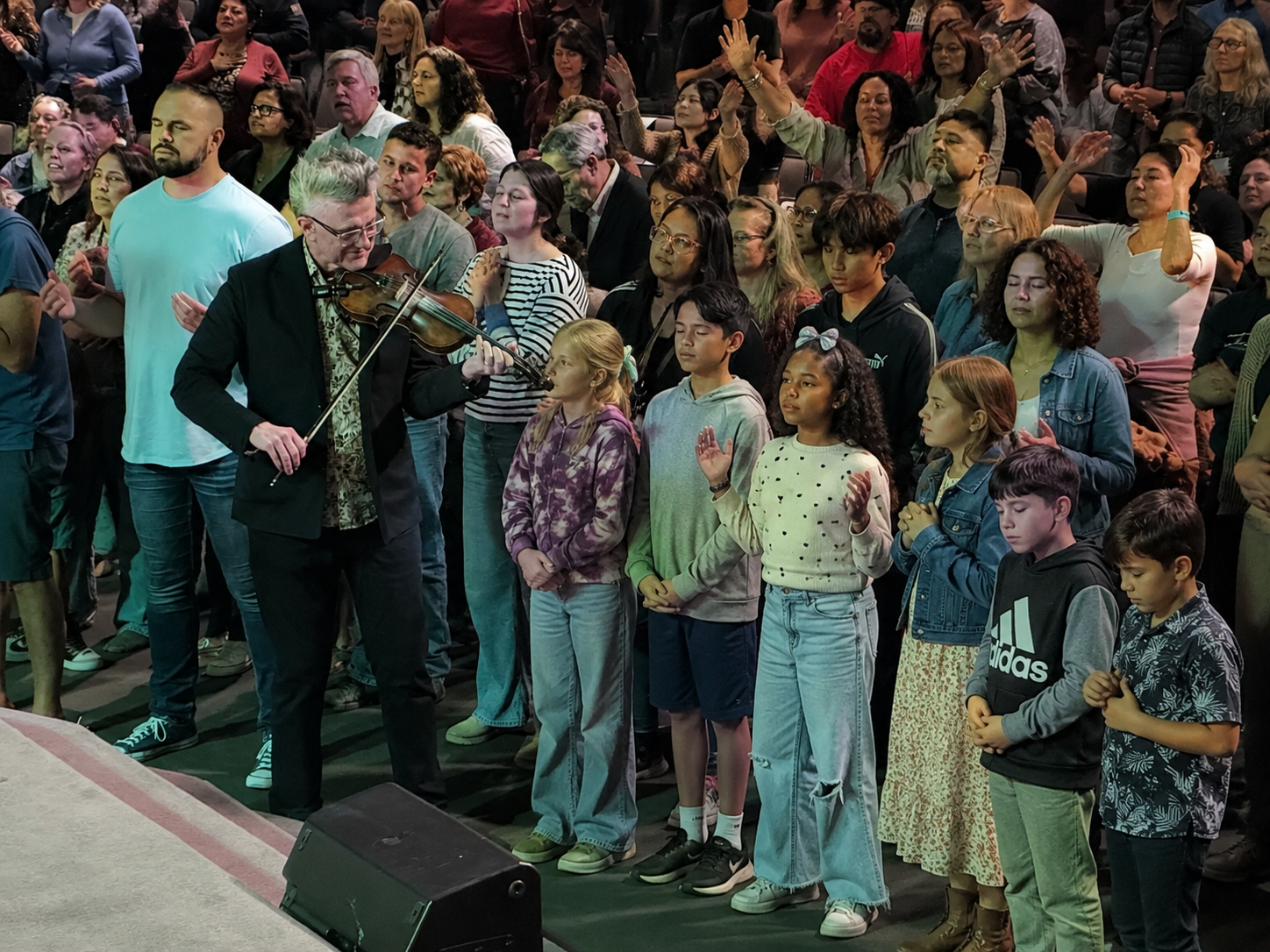 People connecting at SHINE Gathering