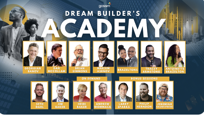 First Dream Builder Master’s Class graphic