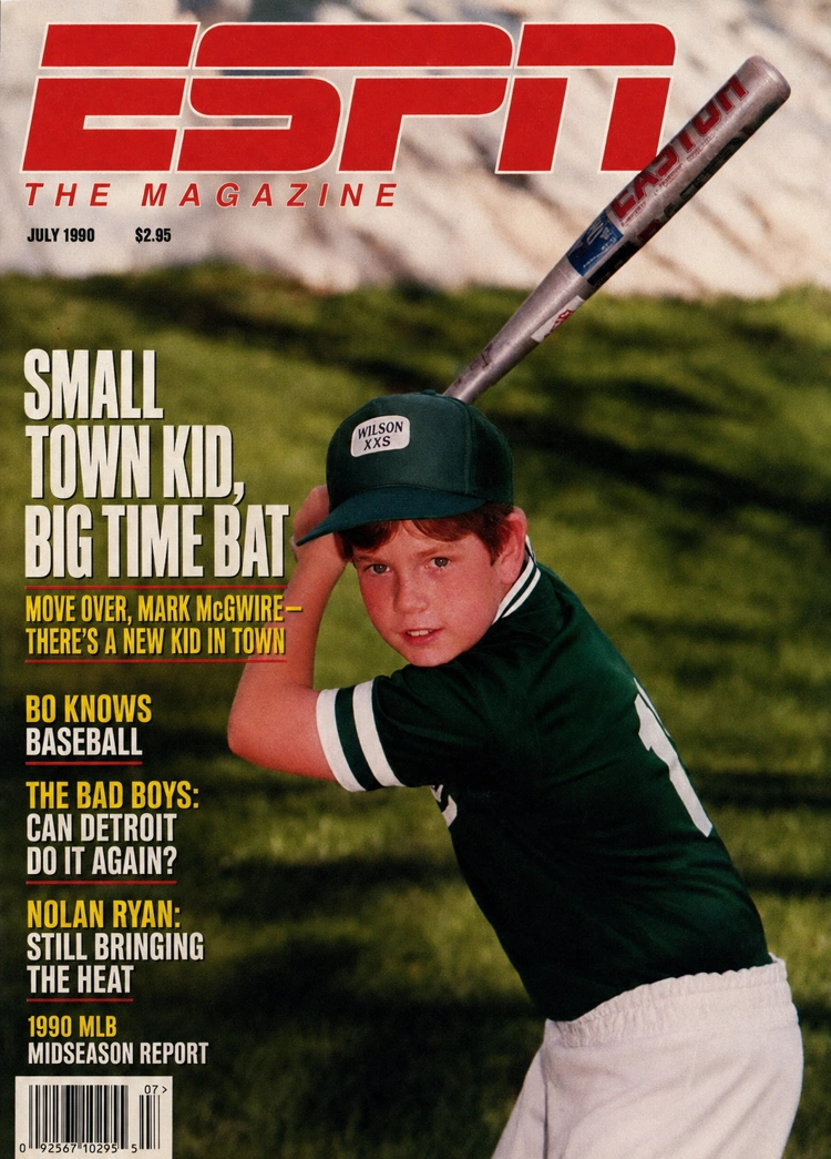 ESPN Magazine cover featuring Steven Fantasia, the Little League World Record holder for home runs in a single game