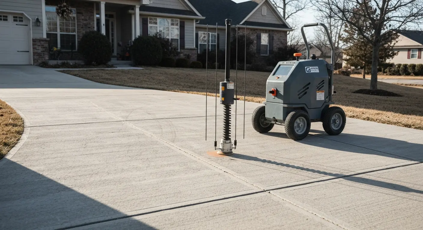 Ground penetrating radar survey