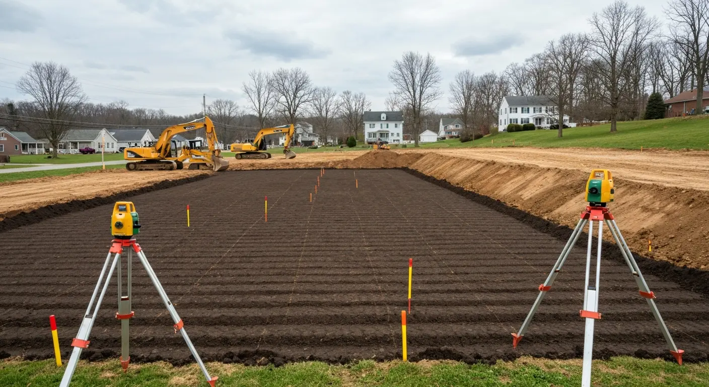 Site excavation and grading project