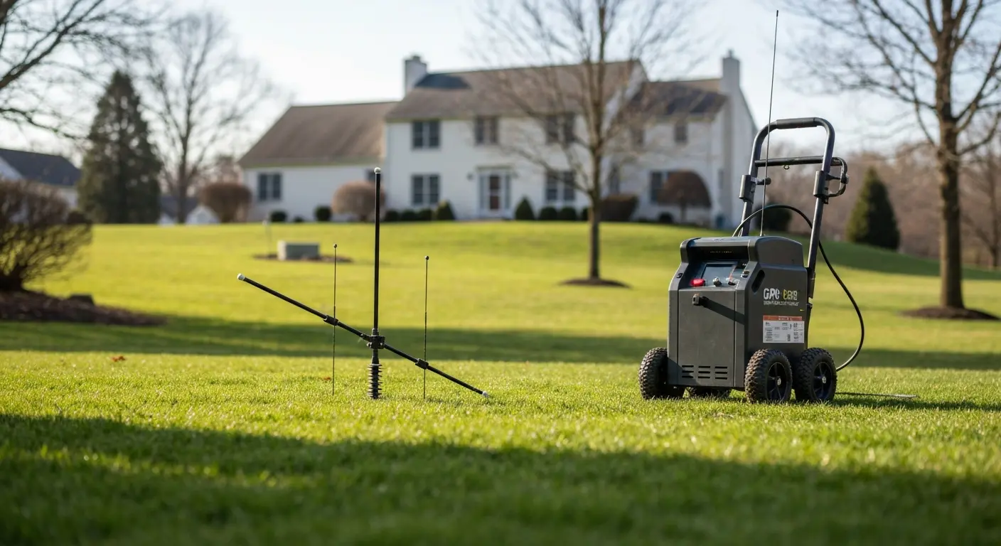 Septic system GPR detection