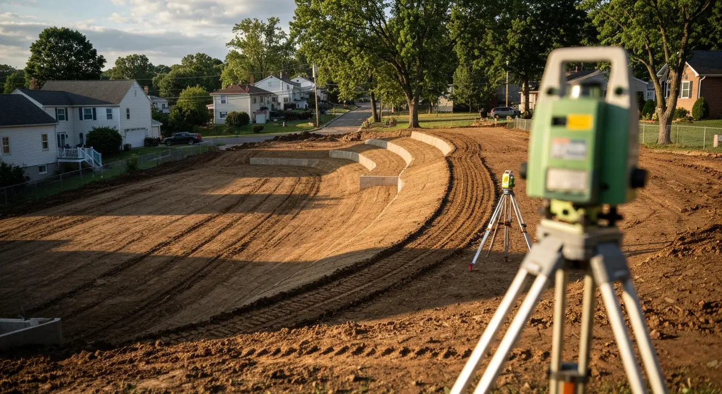 Land grading project