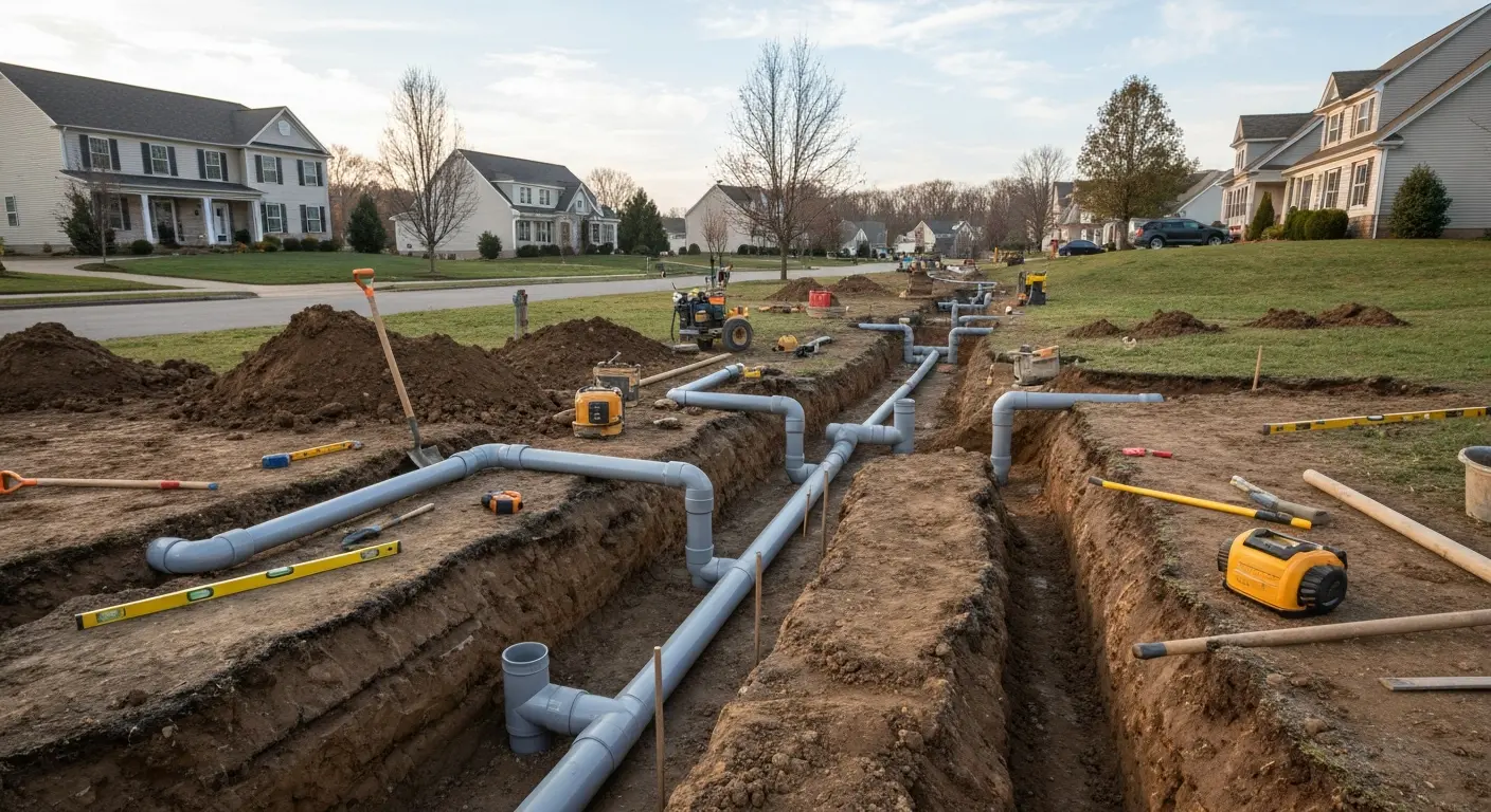 Stormwater system installation