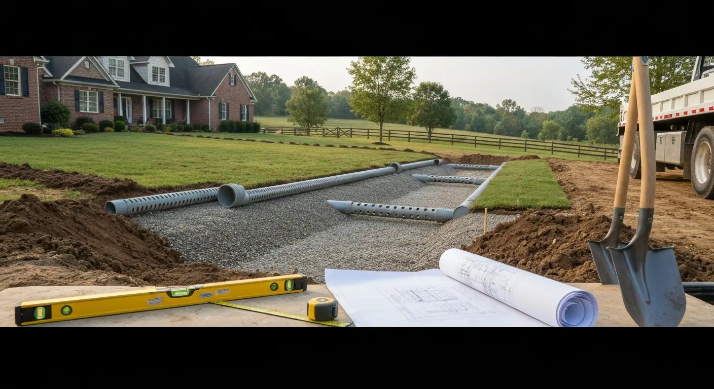 Drainage system installation
