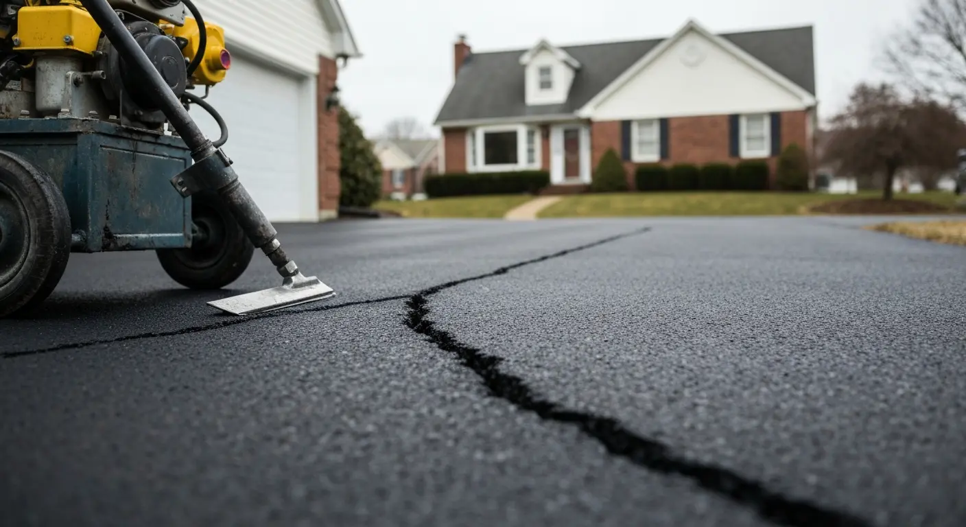Asphalt repair work