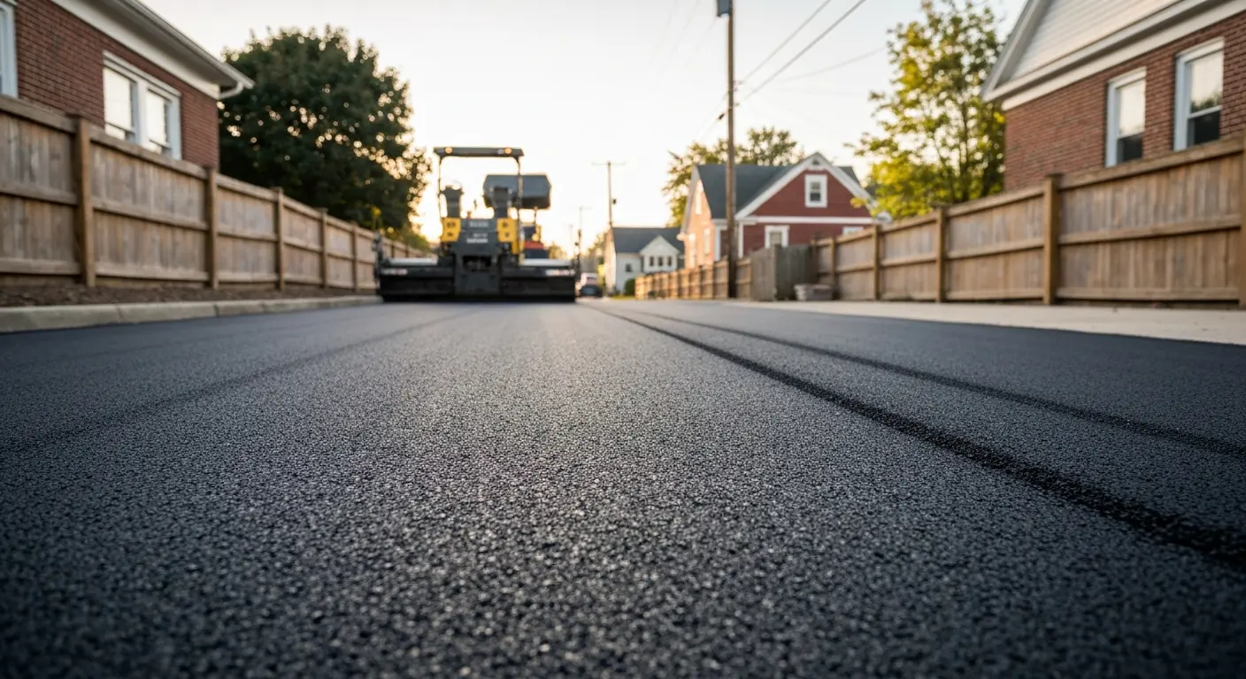 Asphalt paving project
