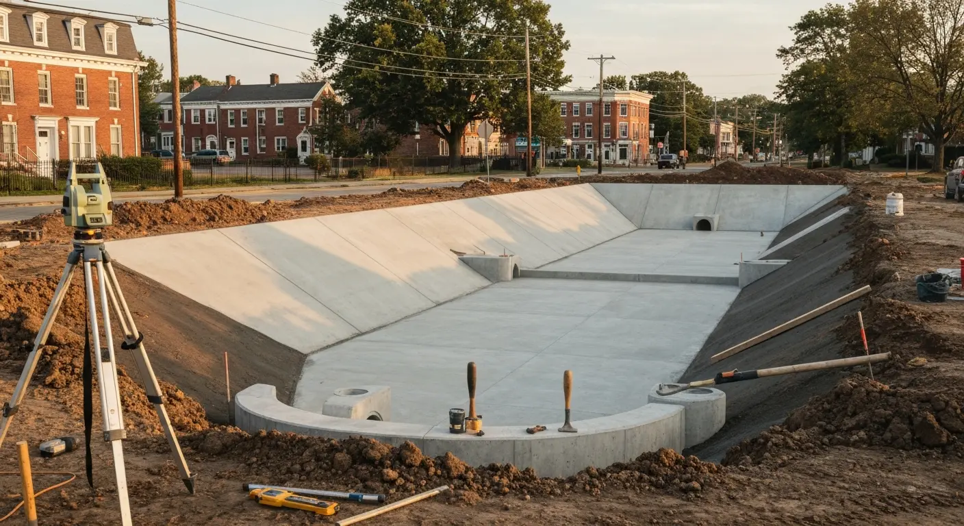 Stormwater system installation
