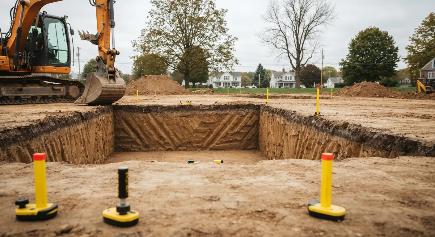 Site excavation project in Carlisle