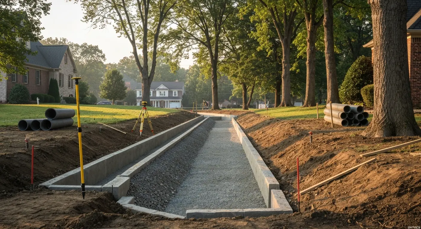 Stormwater drainage installation