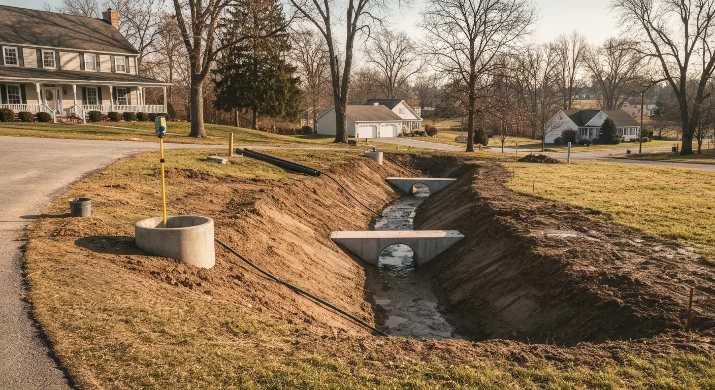 Stormwater system installation