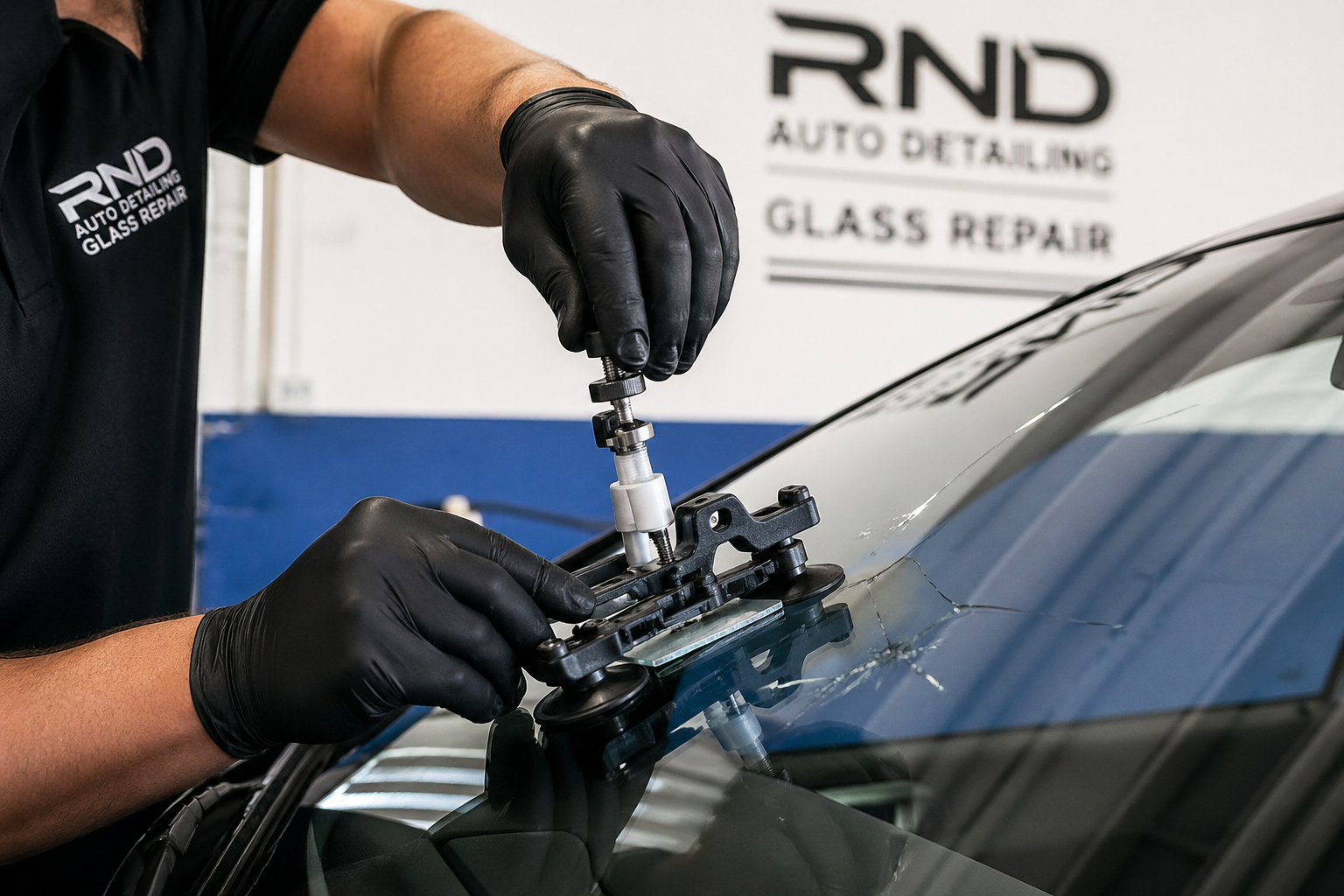 Windshield Repair in Action
