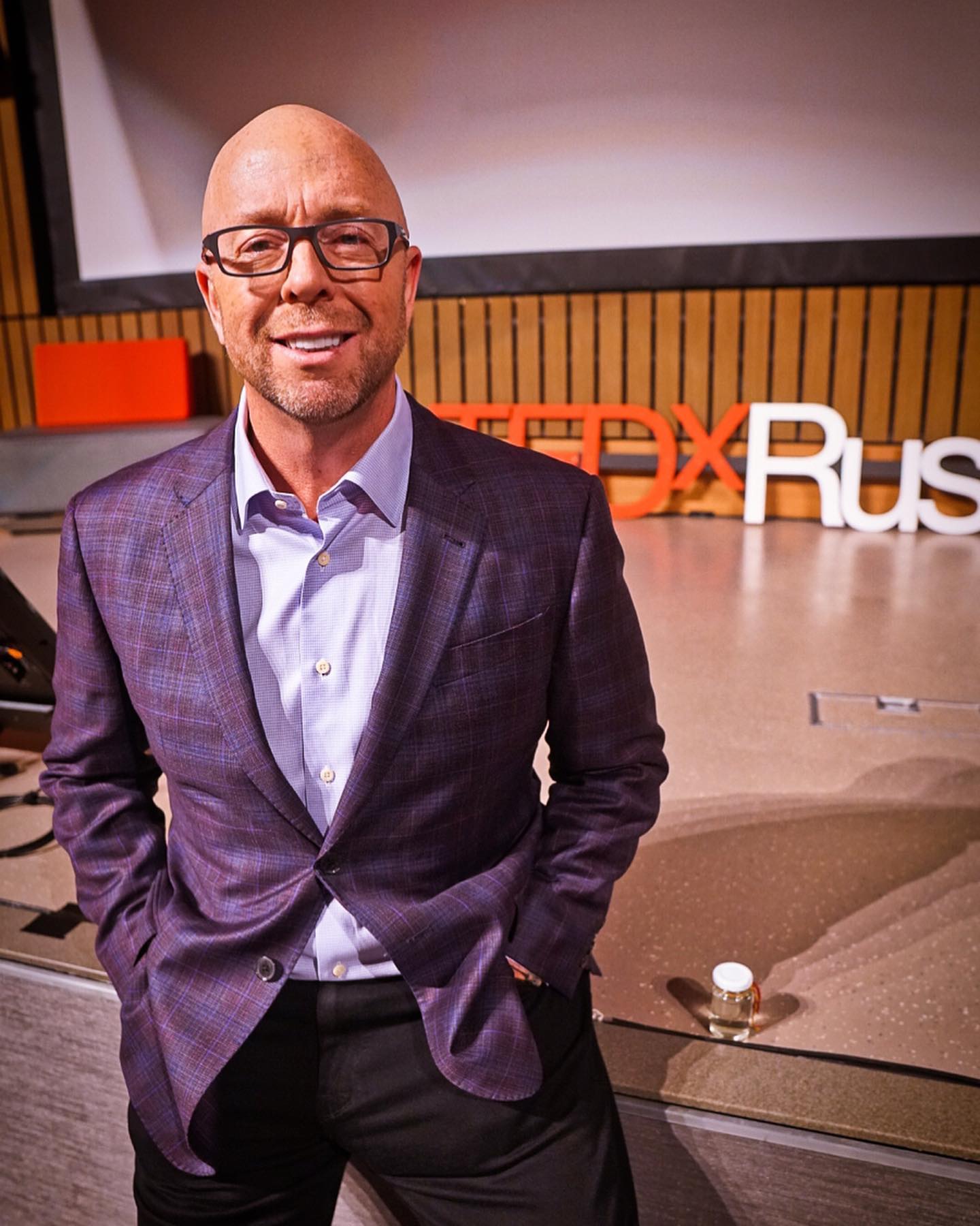 Terrance McMahon on the TEDx stage