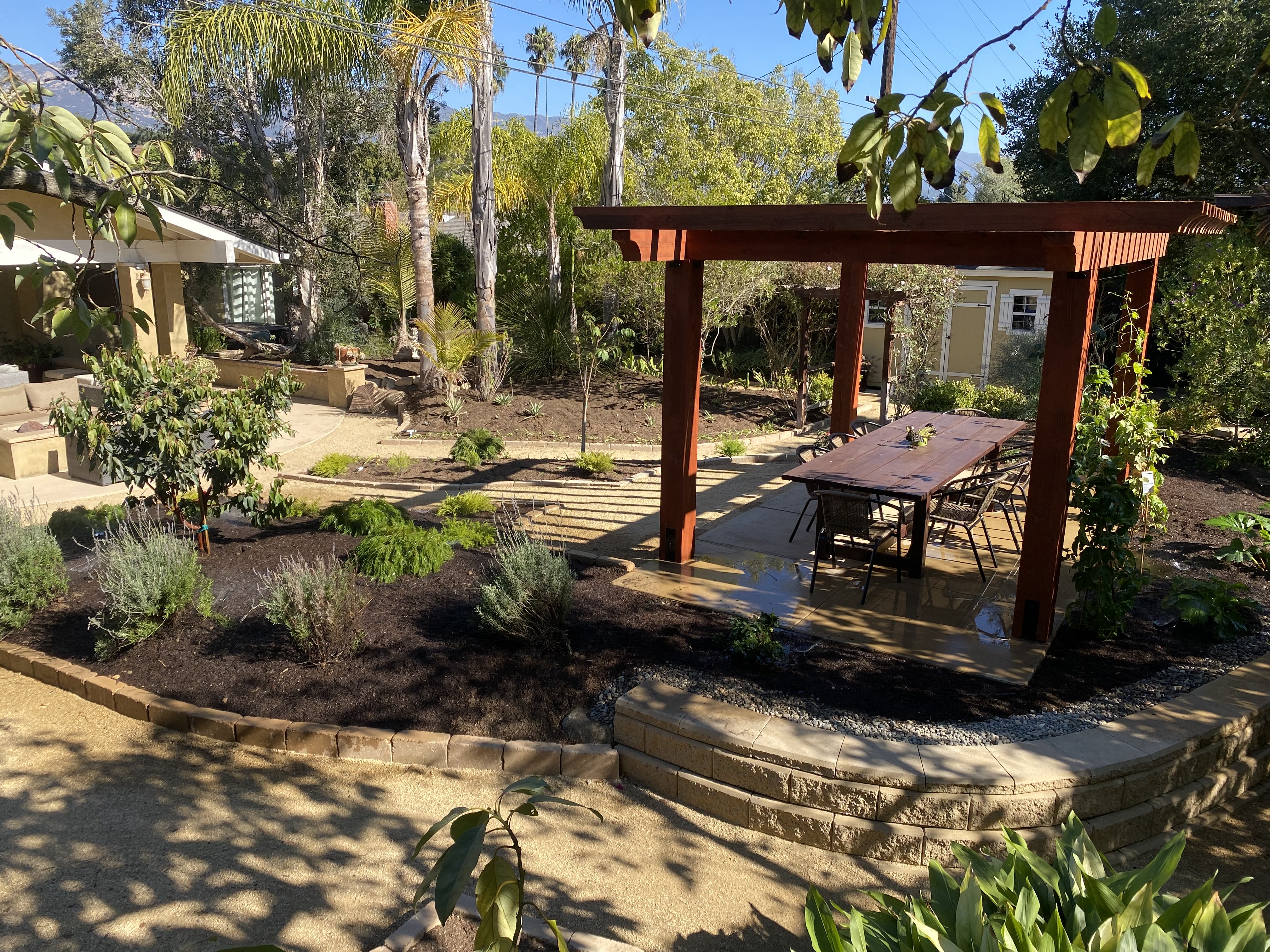 Planting and landscape installation in Santa Barbara