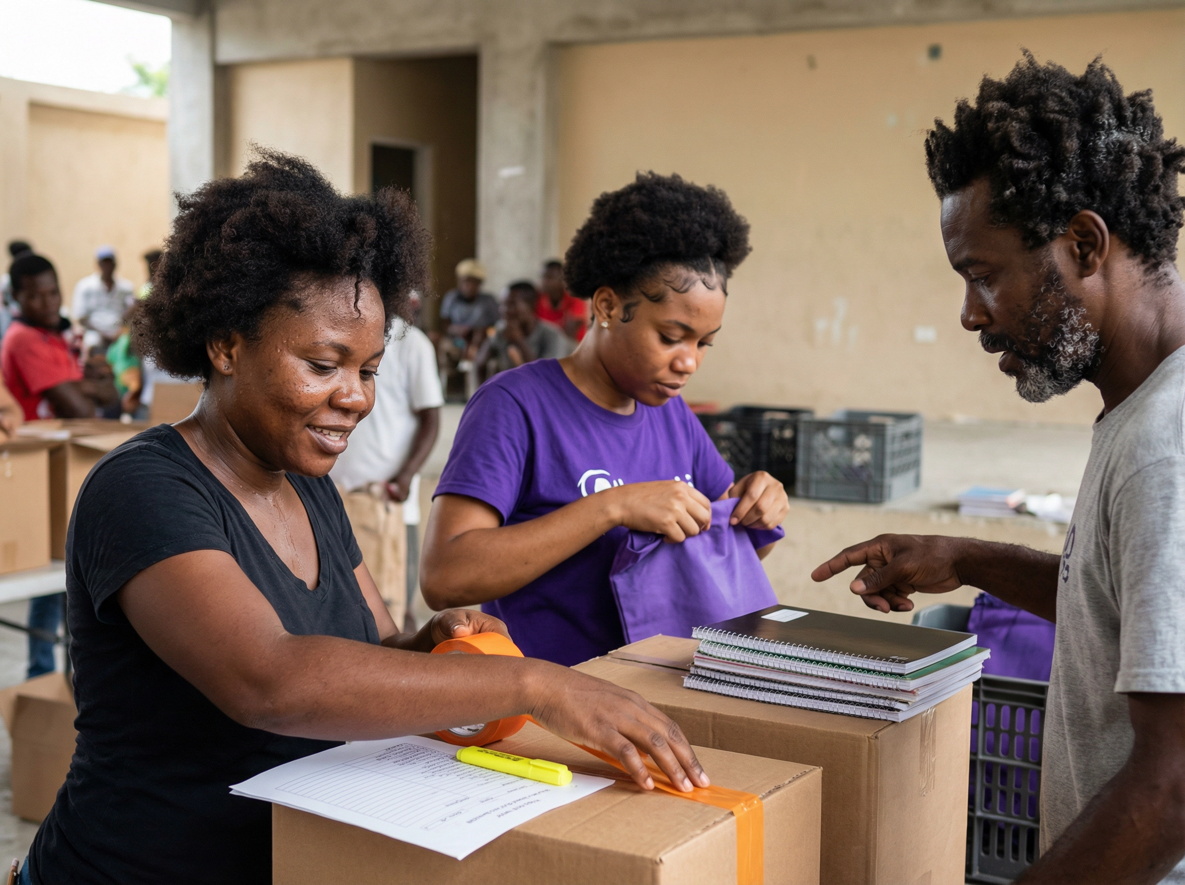 Action communautaire de la Fondation Chanjman