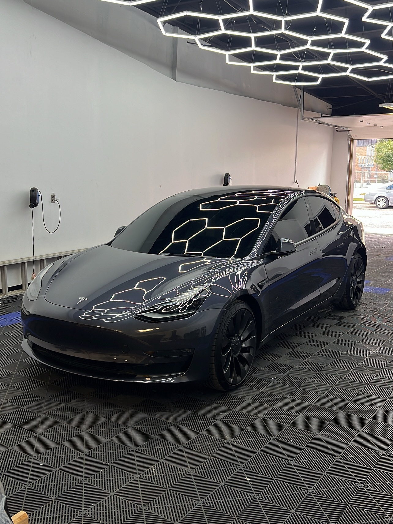 Car with fresh window tint