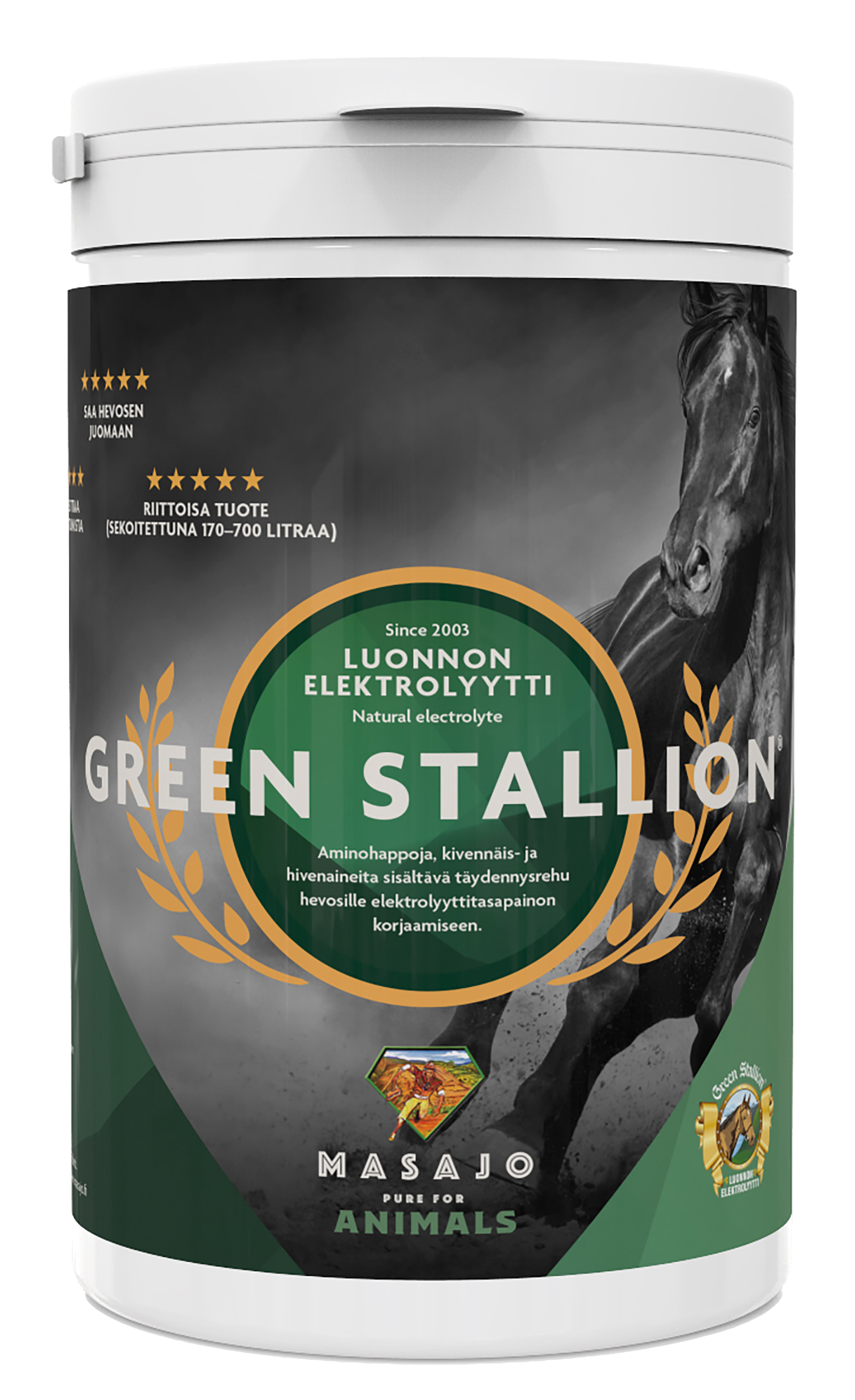Green Stallion 700g uonnon elektrolyytti