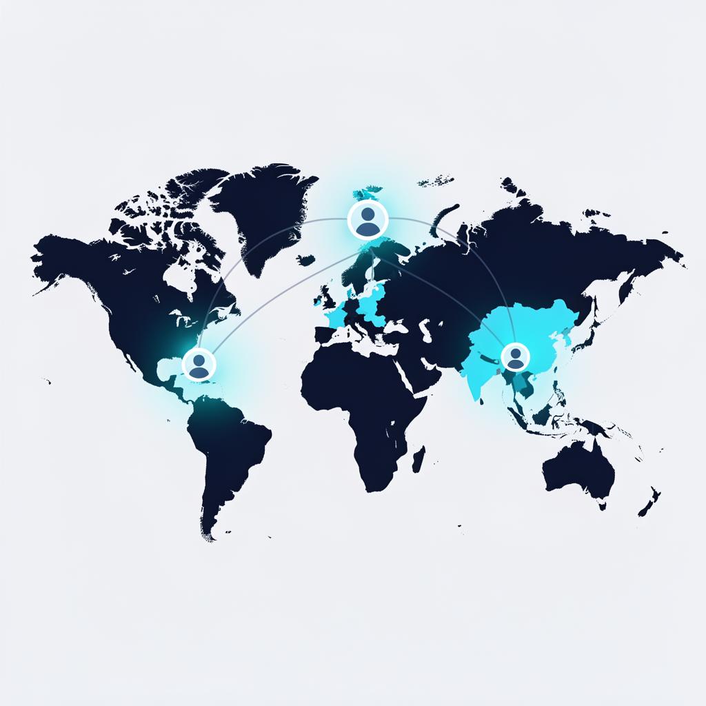 Global operations map