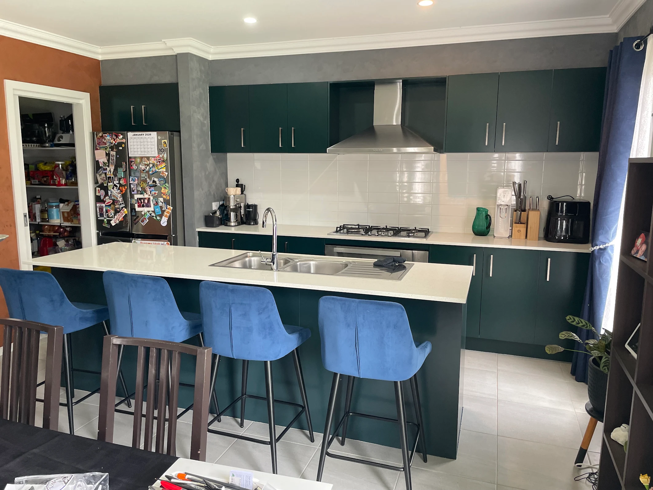 Beth Martinu kitchen after